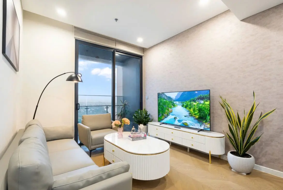 LUMIERE RIVERSIDE E棟30F【3BED】リビング